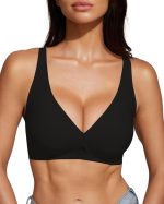 Women Deep V Bra Push Up Wireless Bralettes No Underwire Woman Seamless Bras Bralette Plunge Seamless Brassiere