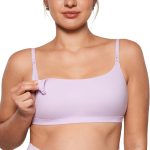 Women's Inbarely Soft Nursing Bras Unlined Bralettes Maternity Bra for Breastfeeding Unpadded Comfy Sleep Seamless