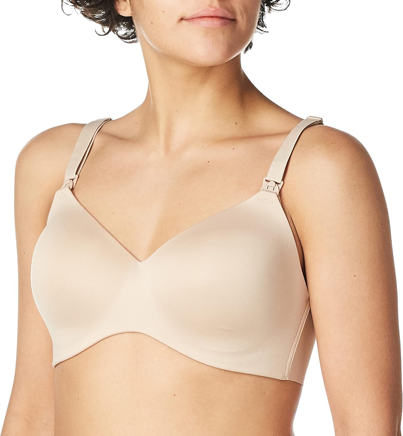 816Wa6wwBvL._AC_SL1500_.jpg Women's Women's Nursing Pure Comfort Shaping Foam Wirefree Bra - Image 1