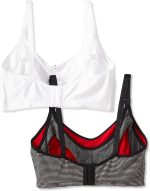 Wireless Nursing Bra for Women, Double-Layered Cups, One Hand Nursing Clasps, Adjustable Straps - Image 2